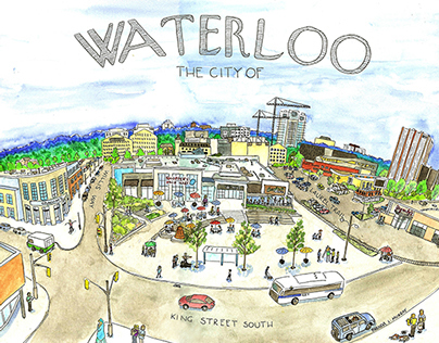 Waterloo, the city of