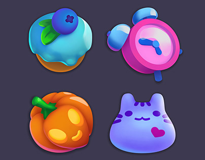 Mobile game icons