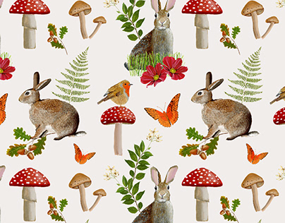 Rabbits - pattern design