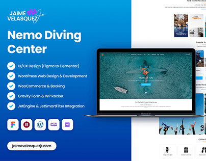 Nemo Diving Center - Web Design