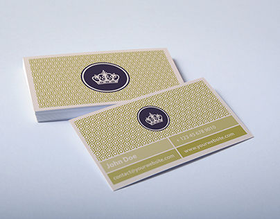 Business Cards - Luxury Gold Pattern