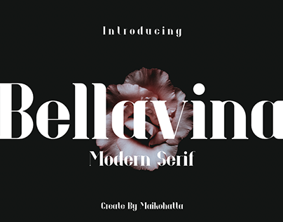 Bellavina - Modern Serif Font