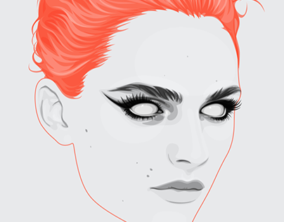Orange Hair Portrait