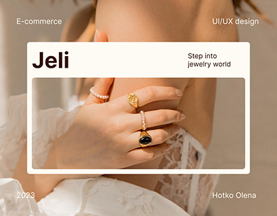 E-commerce Jewelry store - UI/UX case