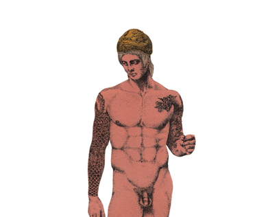 Tattooed Ares, God of War
