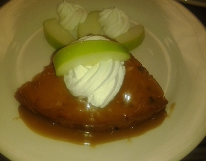 AMERICAN REGIONAL: Applesauce Cake with Carmel Glaze