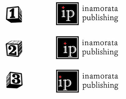 Logo Design Progression for Inamorata Publishing