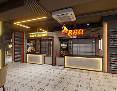 10,000 rft Food Court Interior Project, Baily Deli