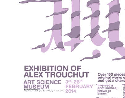 Alex Trouchut Typography Poster