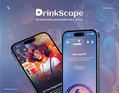 DrinkScape - Digital Experience App | UI/UX Design