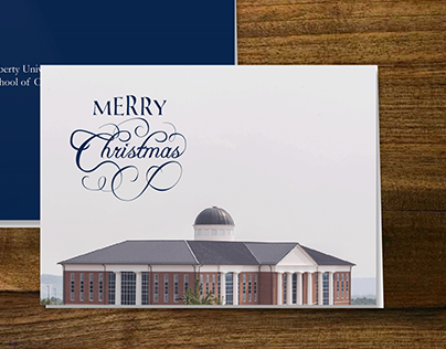 Liberty University COM Christmas Card