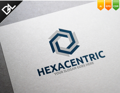 Hexacentric Logo Template