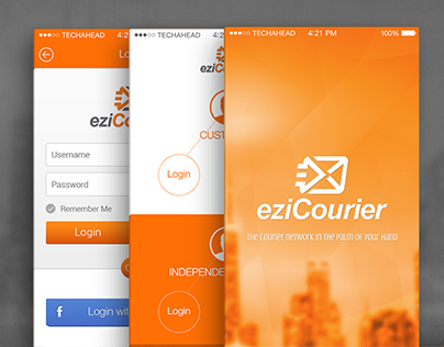 eZi Courier iOS App