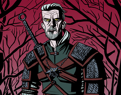Totally Witchin'. Geralt of Rivia art.