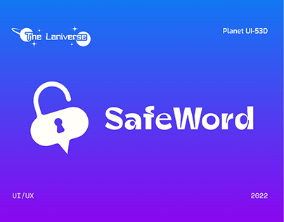 Project thumbnail - SafeWord Concept App Design
