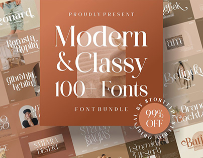 Modern Font Bundle