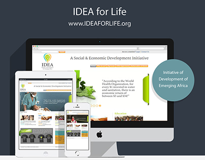 Idea for Life: NGO Website Design and Development