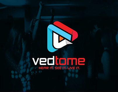 Music video logo design template