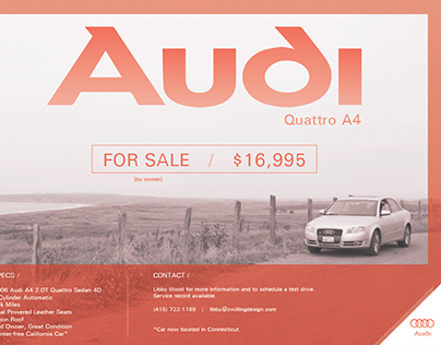Audi Ad Poster