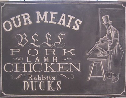 Butcher Shop Chalkboards, New York City