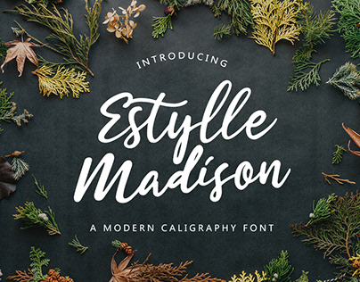 Estylle Madison | Modern Caligraphy font