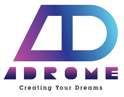 Adrome VR branding