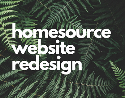 HomeSource Systems Website Design