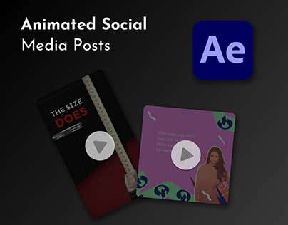 Animated Social Media Posts (After Effects)