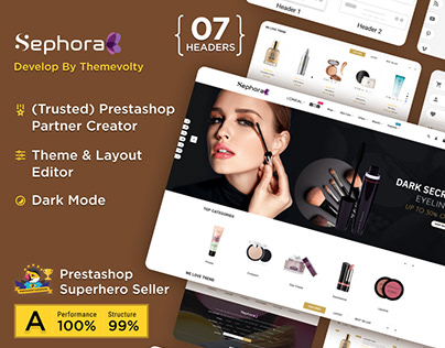 Sephoria - Cosmetic Store PrestaShop Template