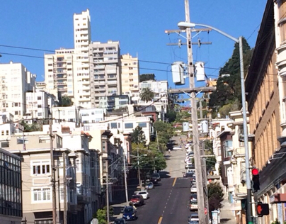 Great view in Lombard street