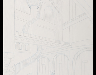 Castle Interior - Design Drawing