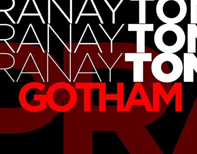 Gotham Font Typography Poster!