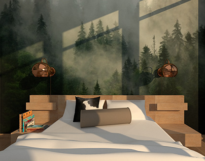 Forest bedroom