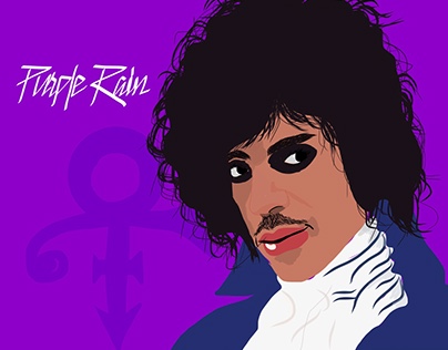 Prince Purple Rain Digital Art