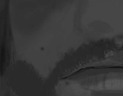 Digitally Painted Mouth