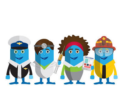 Airport Safety Characters