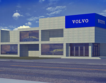 Salon samochodowy Volvo 