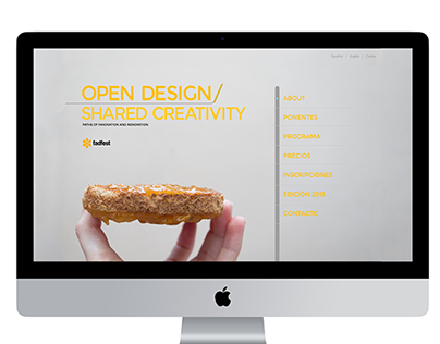 Open Design/Shared Creativity Webpage and Advert