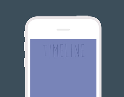 iPhone flat timeline - Illustrator 