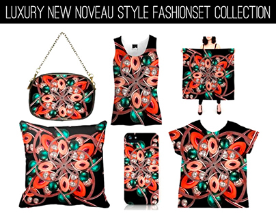 Luxury Collage Ornament New Noveau Collection