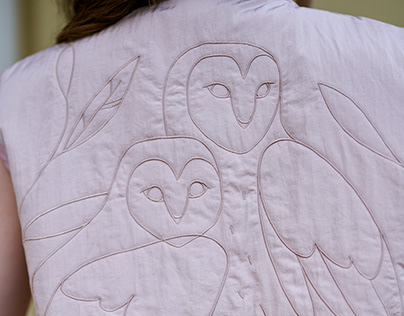 Owls embroidery