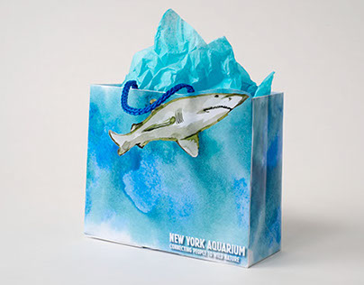 Concept retail bag for the New York Aquarium.