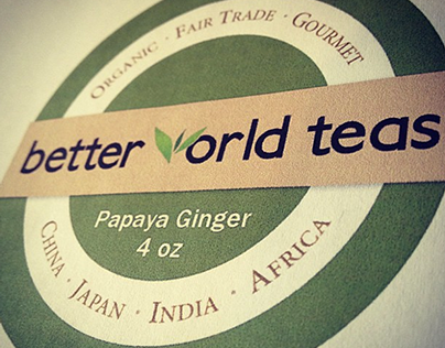 Better World Teas Product Label