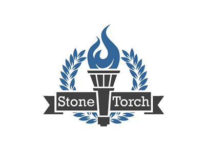 Stone Torch Logo Design