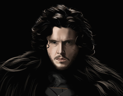 Pintura digital - Jon Snow