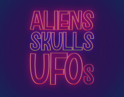 Aliens. Skulls. UFOs.