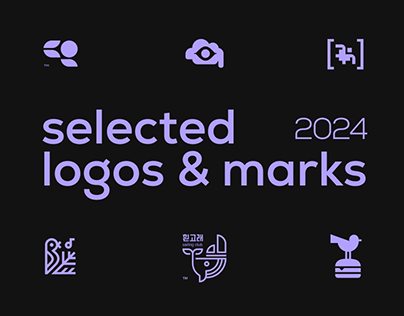 Project thumbnail - selected logos & marks 2024