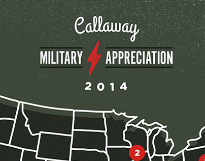 Callaway Military Appreciation Infographic