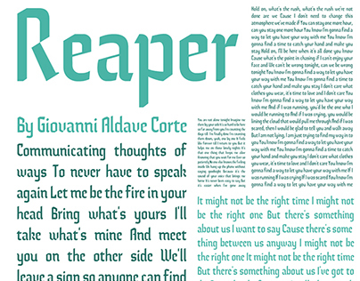 Reaper Typography