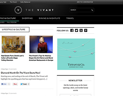 Tiffany's Sponsored Content on The Vivant